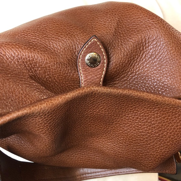 Dooney & Bourke Brown Pebbled Leather Hobo - Picture 13 of 16
